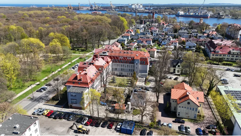 Panorama zabudowy Świnoujścia