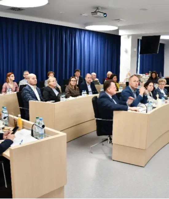 Sala obrad Rady Miasta — zdjęcie archiwalne