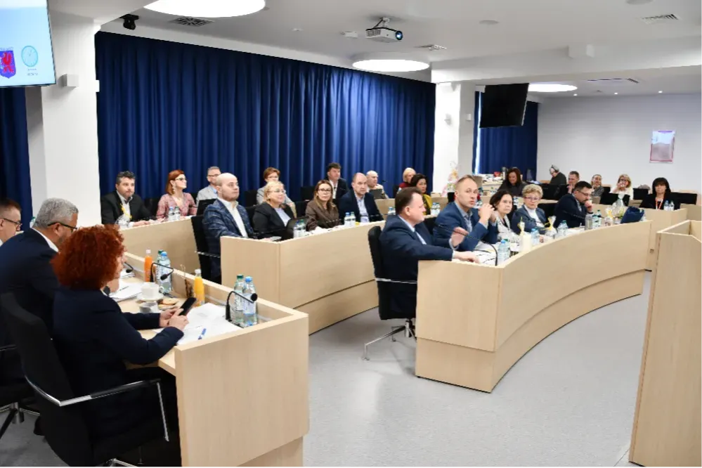 Sala obrad Rady Miasta — zdjęcie archiwalne