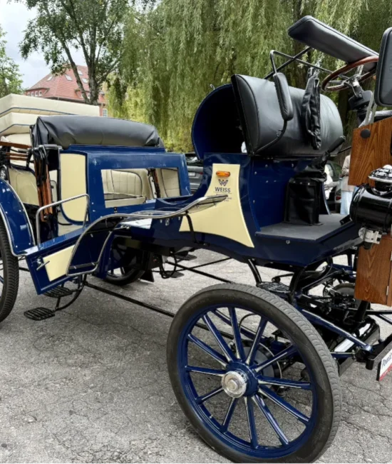 Pojazd elektryczny w formie dorożki
