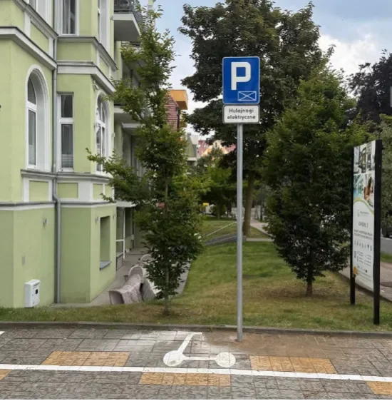 Miejsce pozostawiania hulajnóg