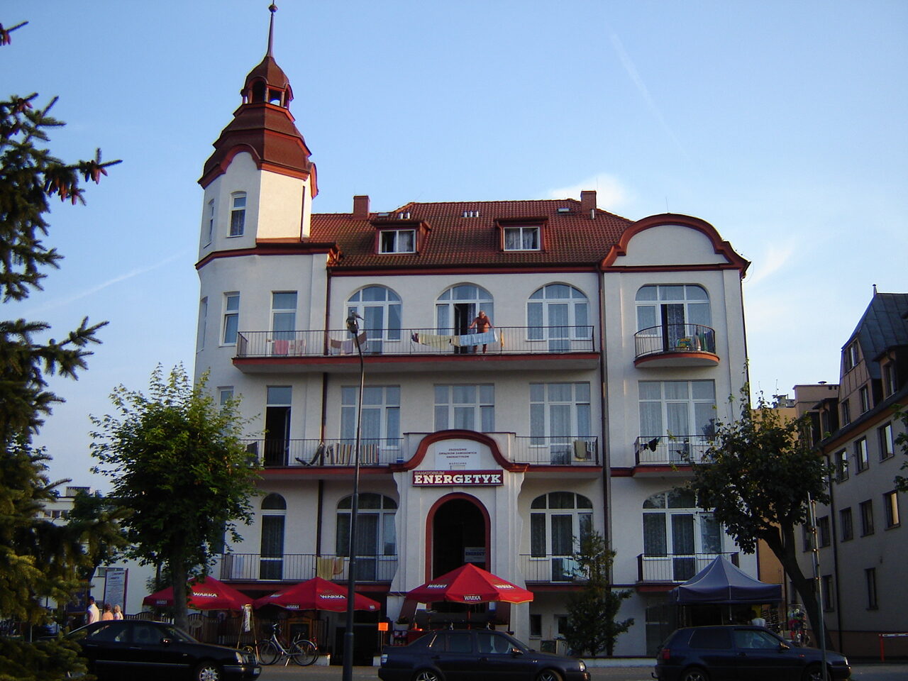 Budynek sanatorium Energetyk w Świnoujściu.