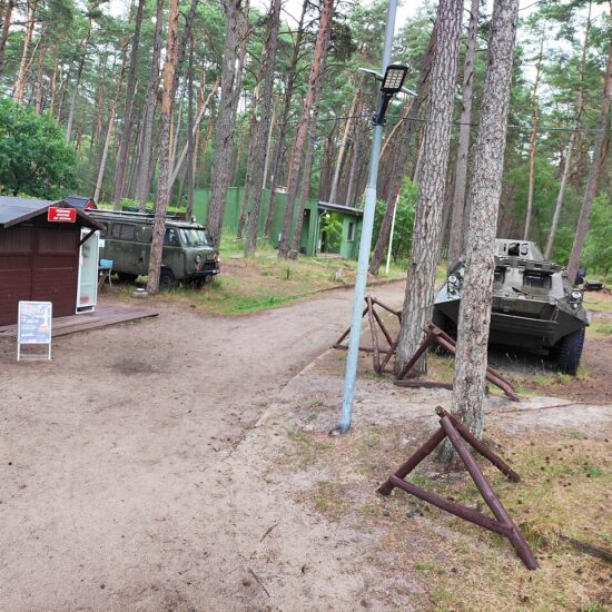 Teren Podziemnego Miasta na wyspie Wolin.
