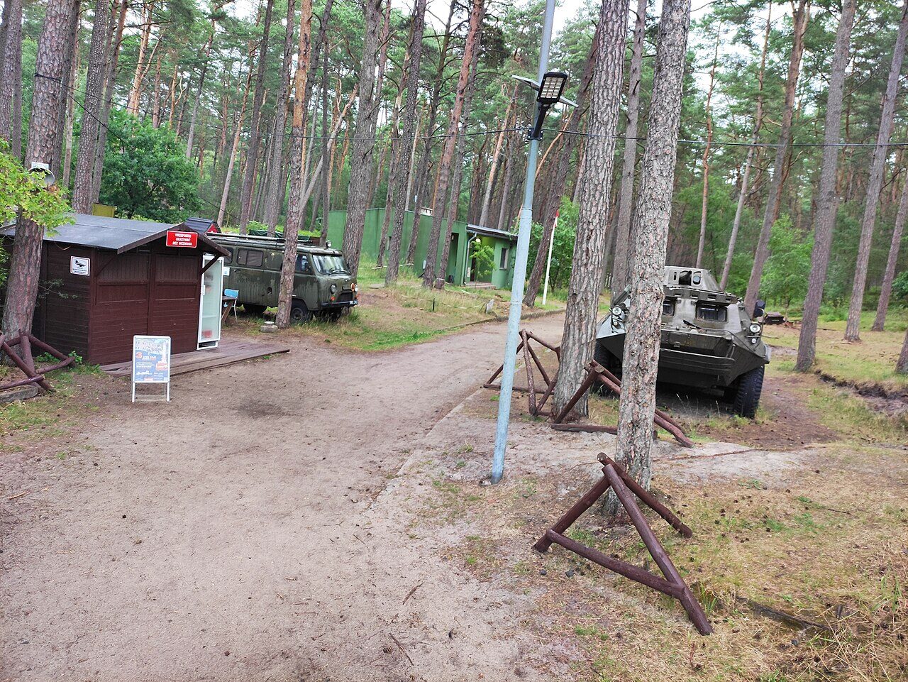 Teren Podziemnego Miasta na wyspie Wolin.